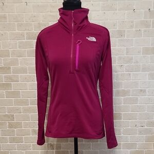 The North Face Berry Quarter-Zip Pullover ( Sz S)